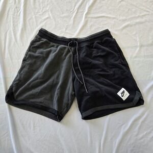Nike Air Jordan Men's Jumpman Sweat Shorts Sz XL Black Gray Logo Swoosh Retro